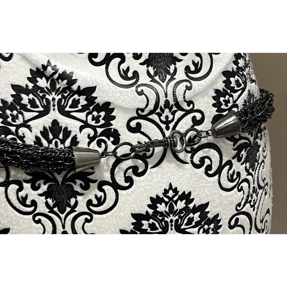 Y2K Gun Metal Multi Strand Statement Chain Belt/Necklace Whimsigoth Gothic Punk - Picture 2 of 5